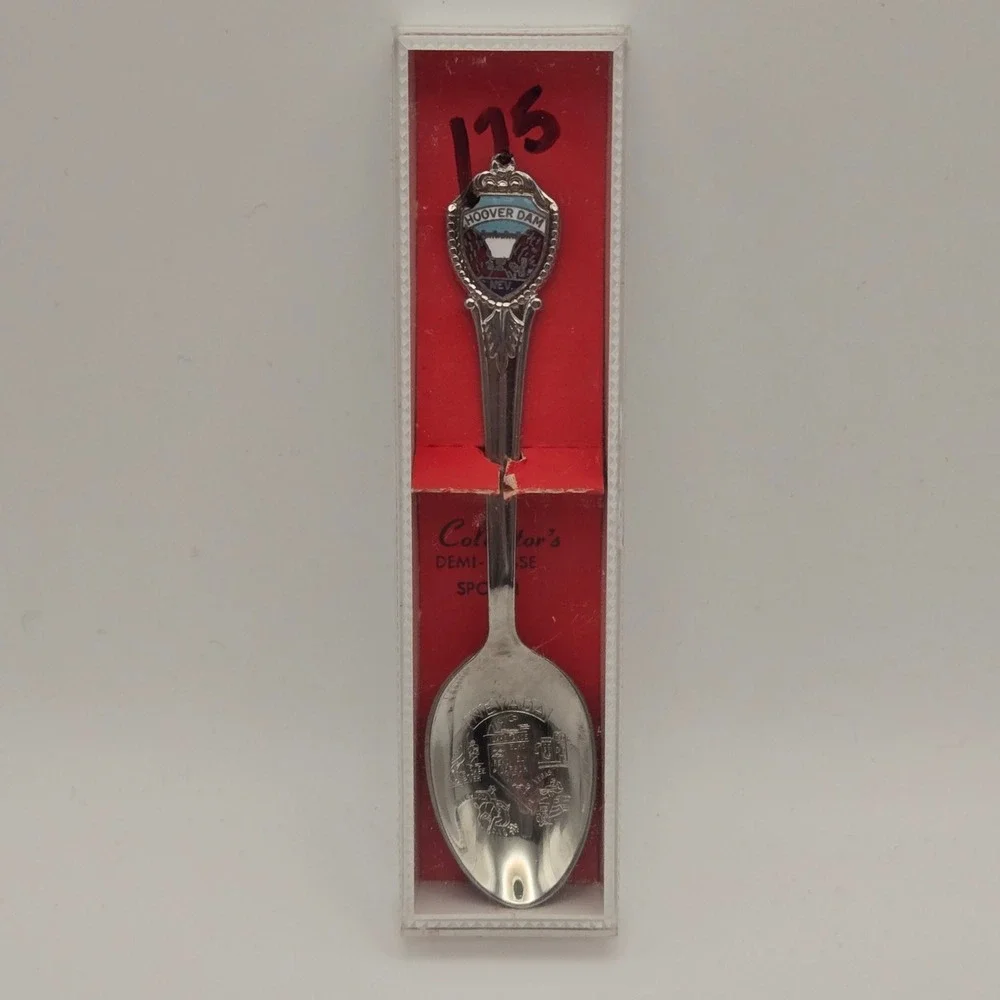 Nevada‎ Hoover Dam Souvenir Spoon Vintage Travel Aesthetic